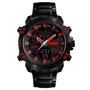 Reloj Deportivo Skmei 1146 para Hombre en Negro, Reloj Cronógrafo Deportivo de Acero Inoxidable - Product Image 2