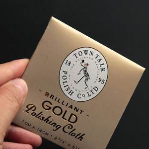 Mejor anti deslustre joyería oro plata paño de pulido paño de limpieza con embalaje - Product Image 2