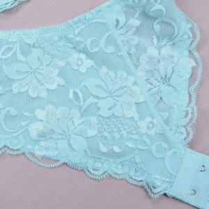Lattice Arrivo Fantasy Carino Della Ragazza Più Il Formato Giapponese Ragazze Sexy Bel Reggiseno Panty & Maglia Set - Product Image 4