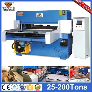 100 Tons Automatic Hydraulic PLC Control Foam Rubber EVA/PVC Sheet Cutting Machine