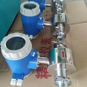 Tri-Clamp Ss304 Ss316 Roestvrijstalen Magnetische Melkbier Drank Elektromagnetische Flowmeter Prijs - Product Image 3