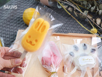 Sacs d'Emballage Thermosoudables en Plastique Transparent à Soudure à Ailette pour Sucettes Glacées DIY