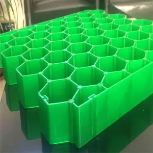 Hot Sales/Poreuze Gras Raster/H38-68mm/Plastic Groene Grassing Web