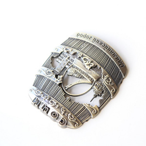 En gros <span class=keywords><strong>Russie</strong></span> <span class=keywords><strong>tourisme</strong></span> souvenir ville château antique bronze aimant de réfrigérateur - Product Image 3