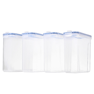 4L*3 Pack Top Sale 100% New PP BPA Free Airtight Cereal <strong>Rectangle</strong> Food Storage <strong>Container</strong> - Product Image 6