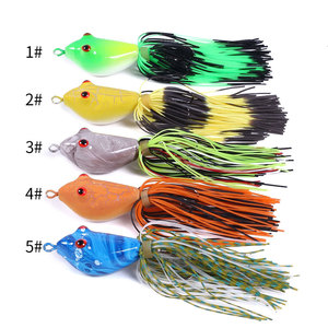 Fábrica de 10cm 8,4g de cola dura Rana cebo Crankbait rana de pesca - Product Image 4