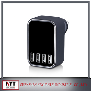 2016 Nueva 5V4. 5A <span class=keywords><strong>22.5</strong></span> <span class=keywords><strong>W</strong></span> 4 puertos usb <span class=keywords><strong>cargador</strong></span> <span class=keywords><strong>de</strong></span> pared con KC, CE, FCC, ROHS para todos los teléfonos móviles - Product Image 6