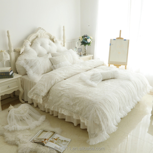 Bộ Ga Giường Ren Bán Chạy Bộ Ga Trải Giường Bộ Ga Trải Giường Bộ Ga Trải Giường Sang Trọng PinkCRX11a - Product Image 2