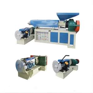 Single screw waste film PP PE PET PVC HDPE LDPE recycling manufacturing plastic granulator