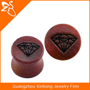 Bijoux de corps pour <span class=keywords><strong>piercing</strong></span> de tunnel et de <span class=keywords><strong>tragus</strong></span>, dilatateur d'<span class=keywords><strong>oreille</strong></span>, dilatateur en bois - Product Image 3