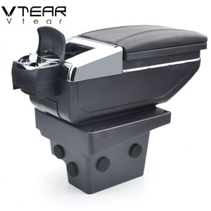 Vtear Central Store Content Box avec porte-gobelet Accessoire de style automobile intérieur 2009-2017 pour Volkswagen <span class=keywords><strong>Tiguan</strong></span> Accoudoirs Box - Product Image 5