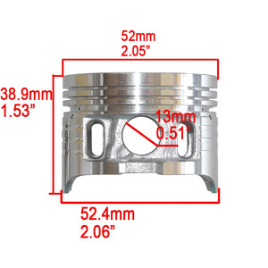 52.4mm <strong>125cc</strong> Piston Kit for <strong>Loncin</strong> Yinxiang <strong>125cc</strong> Horizontal Motorcycle <strong>Pit</strong> <strong>Bike</strong> Dirt <strong>Bike</strong> Engine - Product Image 4