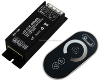 Controlador de Intensidad de Luz LED PWM de 25A y 300W con Panel Táctil Completo, Sincronización DC12V~24V, Interruptor de Atenuación para Tiras LED