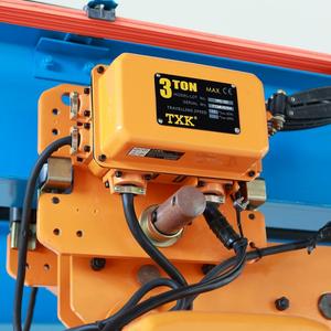 Produsen Cina Merek TXK Derek Rantai Listrik 3 Ton dengan Troli Motor Listrik - Product Image 2