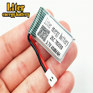 3,7 v 20C 400 mah ionen batterie 702030 lithium-polymer-batterie mit PCB für RC batterie - Product Image 1