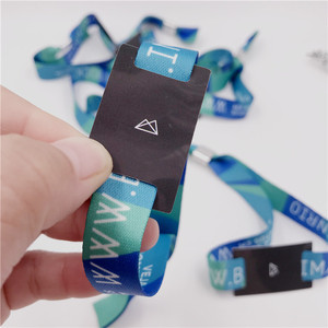Pulsera de tela ISO18000-6C rfid uhf, con código único <span class=keywords><strong>qr</strong></span> - Product Image 2