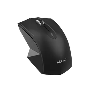 AIKUN 2.4G Funkmaus MX29,USB Nano Empfänger, Stecker und vergessen, 1200 DPI