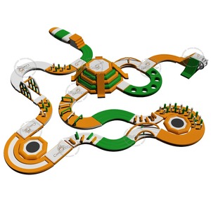 Waterpoof in-15649 past shipping to air floating inflatable Park fot sea or lake - Product Image 2