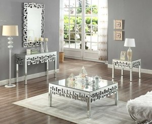 New Arrive High Quality Antique Modern <strong>Silver</strong> Mirrored <strong>Coffee</strong> <strong>Table</strong> - Product Image 2