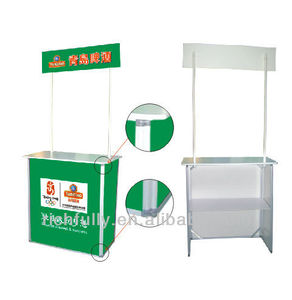 VENTE FLASH Table avec impression d'image, stand promotionnel, support de table en aluminium - Product Image 1