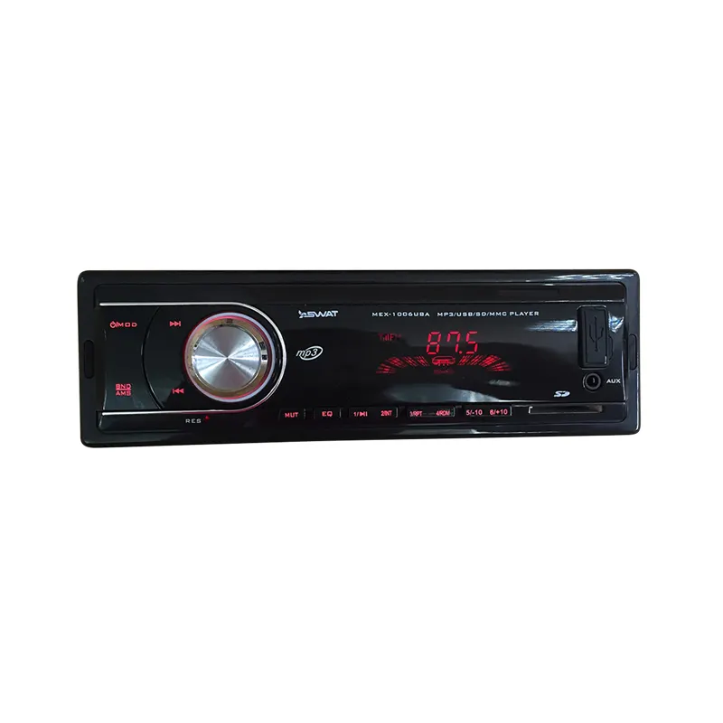 Voxeast Auto Radio Stereo Media Player Bt Aux Usb Rds MP3 UN-RU1227F Geen Cd