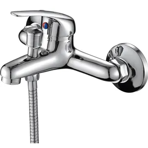 Mercato Asia centrale in lega di zinco vasca <span class=keywords><strong>da</strong></span> bagno fiore sprinkler rubinetto a parete singola maniglia <span class=keywords><strong>miscelatore</strong></span> doccia - Product Image 1