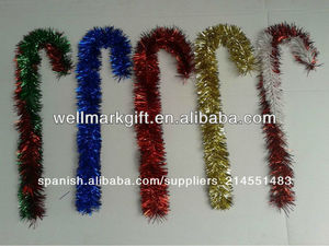 24" oropel navidad del bastón de caramelo, de navidad adornos para las decoraciones de navidad. - Product Image 1