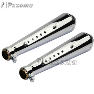 <span class=keywords><strong>Silencieux</strong></span> d'échappement universel Pazoma Silver pour motos personnalisées, chopper, bobber, café <span class=keywords><strong>racer</strong></span> - Product Image 2