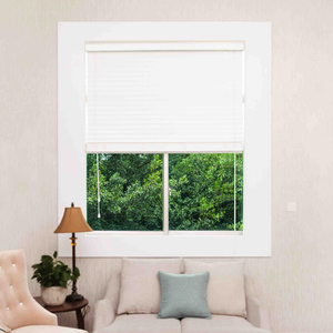 Librement lumière voletant blanc couleur bois matériel corde d'échelle contrôle stores en bois véritable - Product Image 3