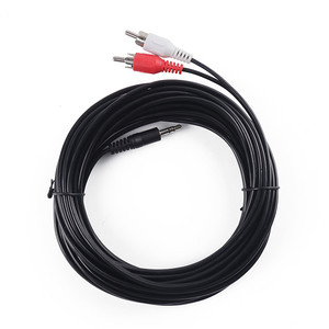 DAJIANG OEM su misura vendita calda 3.5mm <span class=keywords><strong>Stereo</strong></span> maschio a 2 * ecca AV <span class=keywords><strong>Rca</strong></span> cavo per cavo periferico TV - Product Image 1