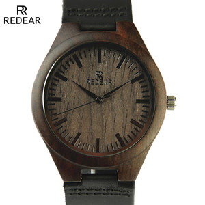 Montre pour <span class=keywords><strong>homme</strong></span> de marque supérieure, Relogio Masculino, montres à quartz en cuir véritable, montres en bois de bambou pour couple, articles cadeaux - Product Image 2