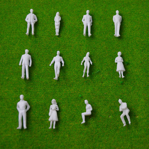 Modell Miniatur weiße Figuren im Maßstab 1:50 Architektur modell menschlicher Maßstab - Product Image 2