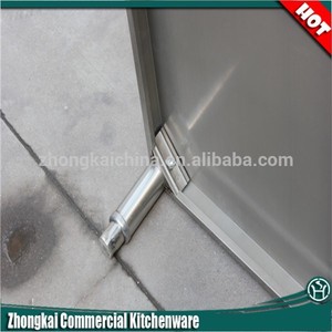 fabricante 2 capas de acero inoxidable <span class=keywords><strong>restaurante</strong></span> mesa de trabajo con <span class=keywords><strong>los</strong></span> cajones sin peto - Product Image 6