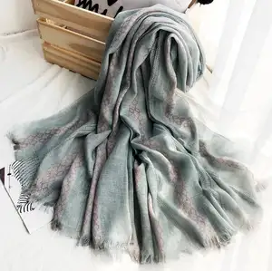 Jstar 2019 spring summer New yarn-dyed jacquard viscose scarf shawl