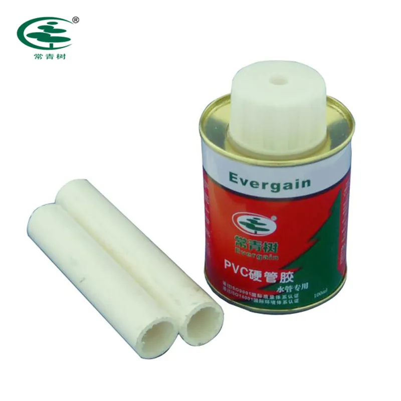 Evergain Super adesione con solvente a base di PVC trasparente Colla per tubo in pvc
