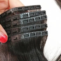 Nicehair Extensions à clips en cheveux humains naturels russes 100% Vente en gros Extensions à clips en cheveux humains naturels 100% Cheveux humains
