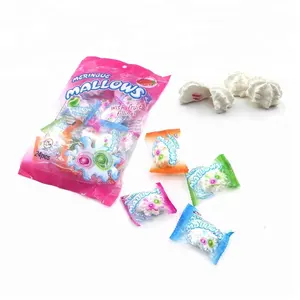 Halal mini marshmallow enchimento com frutados em saco