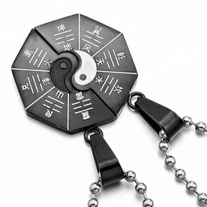 Bộ Vòng Cổ Đôi, Vòng Cổ Nửa Trái Tim Cho Cặp Đôi, Trang Sức, Nam Châm - Product Image 4