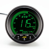 Compteur de vitesse numérique LCD 85 mm pour voiture de course avec GPS, fonction d'avertissement de stabilité thermique et fonctions de point de sommet – Le choix optimal
