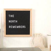 Panneau d'affichage de lettres en feutre noir magnétique, livraison gratuite, chine, cadre en chêne, panneau avec lettres personnalisées