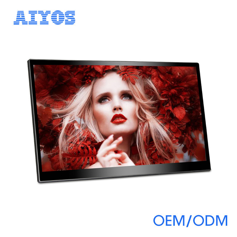 14 дюймов настенный lcd монитор USB Media Player для отображения рекламы