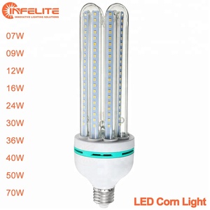 IN-CL101 U Hình Dạng 3U 4U <span class=keywords><strong>5U</strong></span> Tiết Kiệm Năng Lượng 7W 12W 16W 20W 24W 30W 36W 40W 50W 70W LED CFL Corn Bulb Ánh Sáng Đèn - Product Image 2