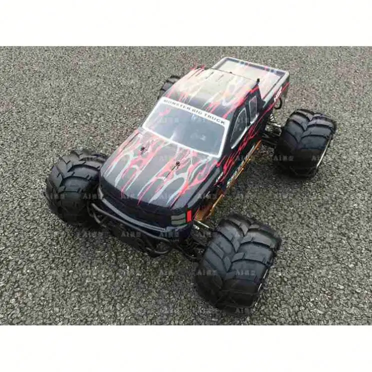 1/5 muito grande pronto para correr monster caminhão 4wd com controle remoto e energia de gás