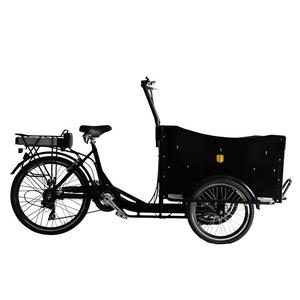 Pédale assistée famille trois roues électrique vélo cargo trailer - Product Image 3