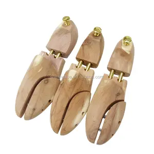 卸売環境タイプ木製杉木材素材アメリカンレッドオリジナルウッドカラーの靴の木のカスタム保持形状