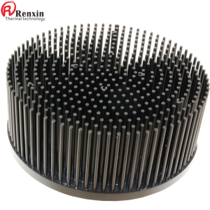 Disipador de calor forjado en frío Pin Fin Disipador de calor pasivo Aluminio Ip67 Redondo 120W Led Cob Cxb3590 Vero 29 Clu048 para Led Grow Light Black - Product Image 6