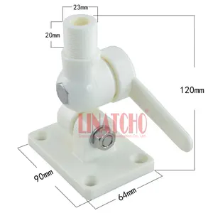 Du Thuyền Du Thuyền Nylon Trắng Boong Tàu VHF Marine Radio Ăng-ten Ratchet Mount