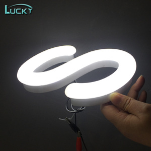 Insegna Luminosa LED Completa in Acrilico Bianco con Lettere Sferiche per Negozi <span class=keywords><strong>di</strong></span> Elettronica - Product Image 5