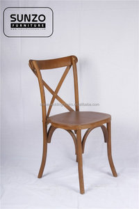 Madera <span class=keywords><strong>vieja</strong></span> Crossback Silla Con Asiento de Madera - Product Image 5