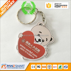 Tùy chỉnh chuyên nghiệp 125Khz 13.56MHz RFID thông minh Keychain Epoxy NFC Key tag Epoxy móc khóa UHF RFID PVC tag với mã vạch in - Product Image 6